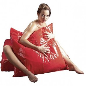 Funda almohada vinilo roja
