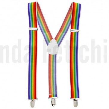 Tirantes con los colores de la bandera LGBT
