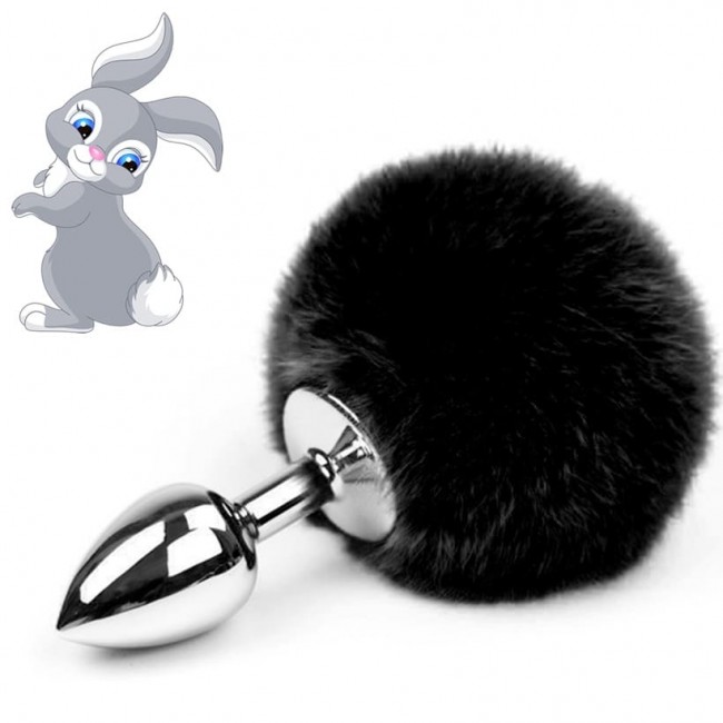 ▷ Plug de acero con cola de Conejo