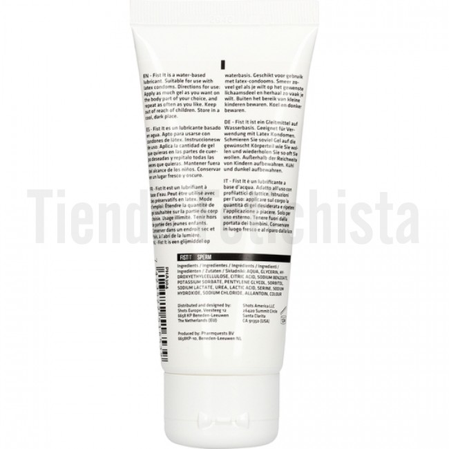 Gel Lubrifiant Intime FistIt 500ml - Aspect Faux Sperme, à Base D'eau - Neuf